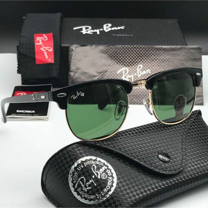 RAY-BAN Buy New Stylish Men Women A1+ Quality Latest Designer Hot Favorite Club Special Vintage Sunglasses ( RB-3016 Club Master Sunglass )